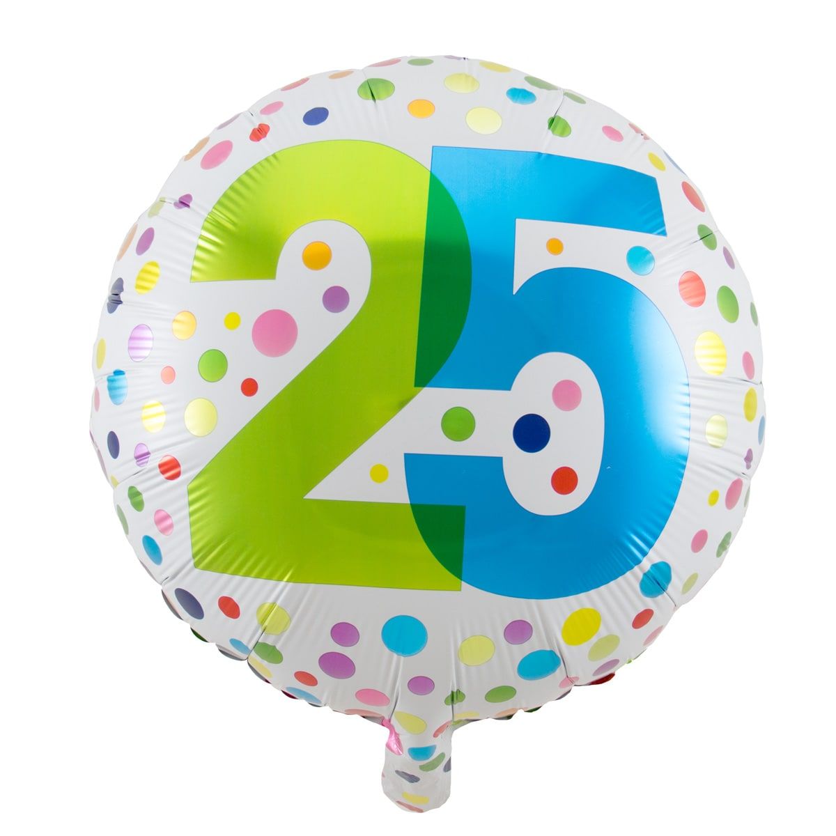 Party stippen 25e verjaardag folieballon