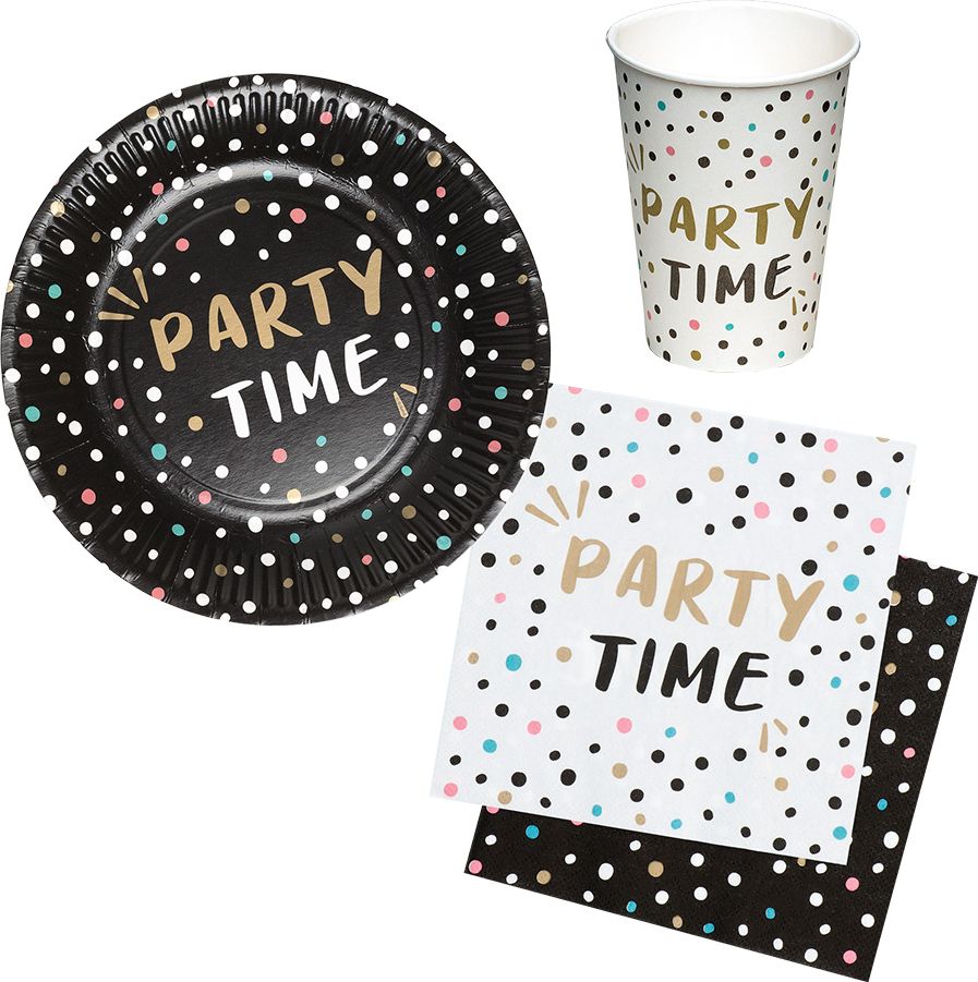 Party Time Servies Set 24-Delig