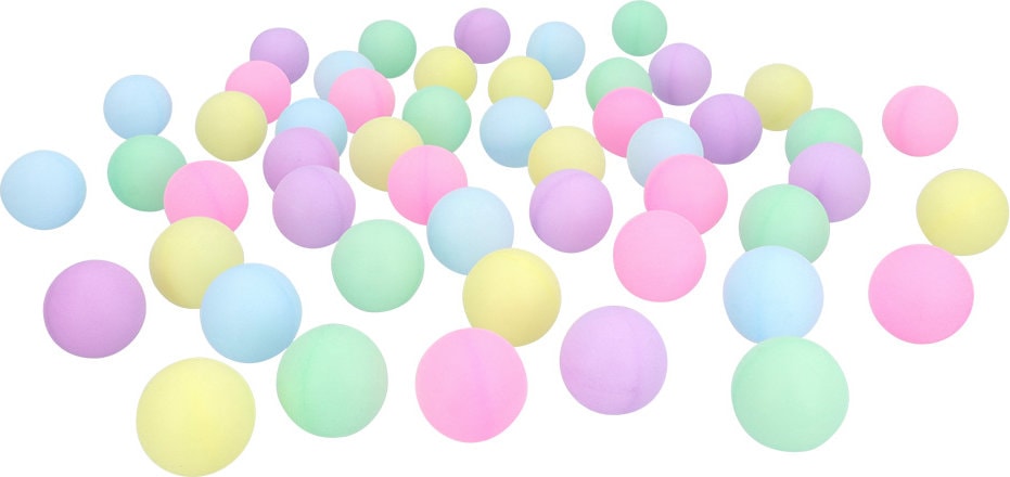Pastelkleur Beer Pong Ballenset
