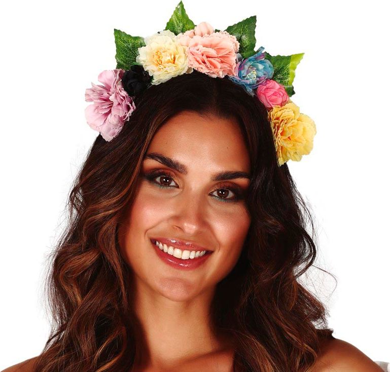 Pastelkleurige Bloemen Haarband