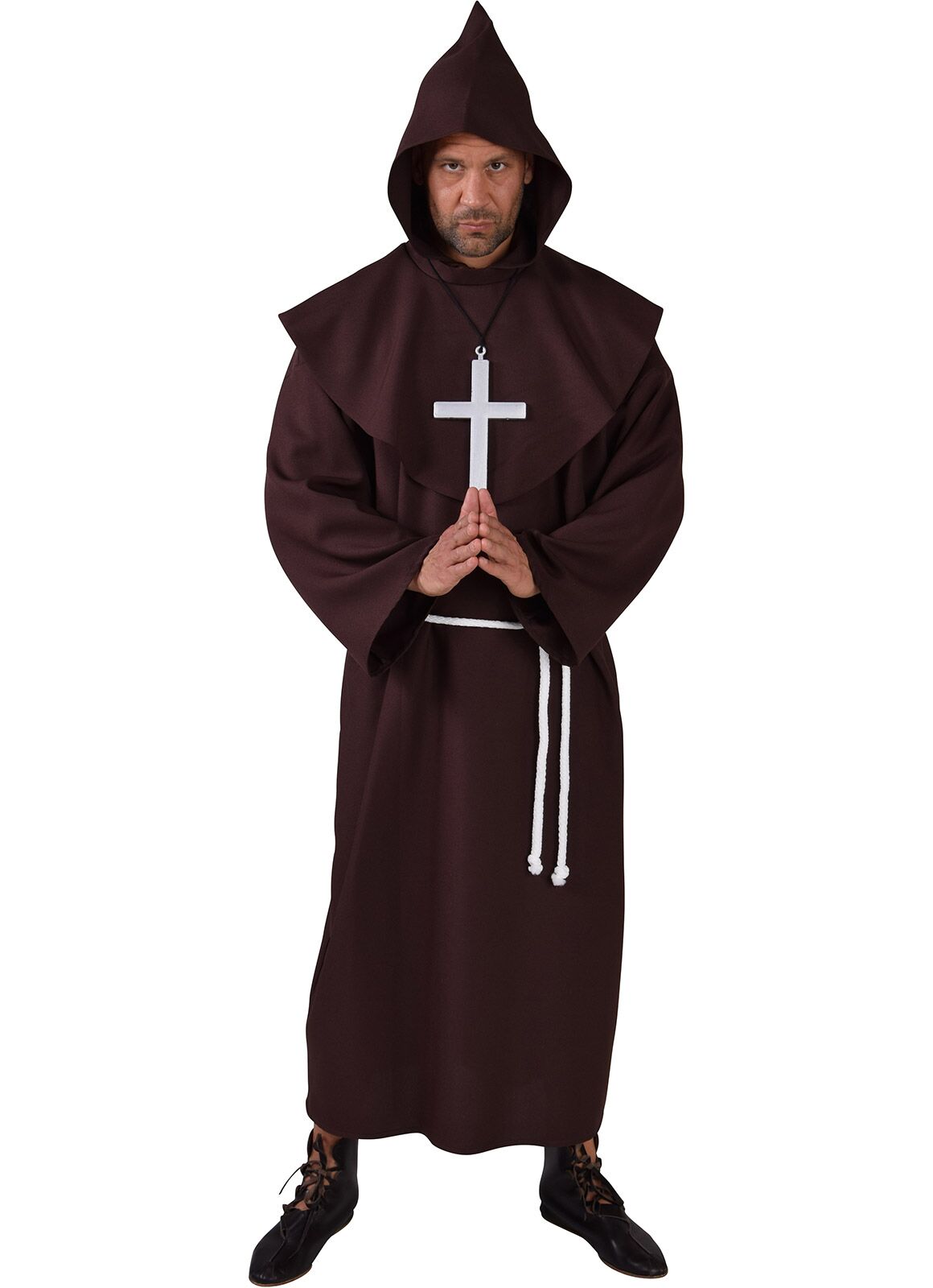Pater Kostuum Bruin Heren
