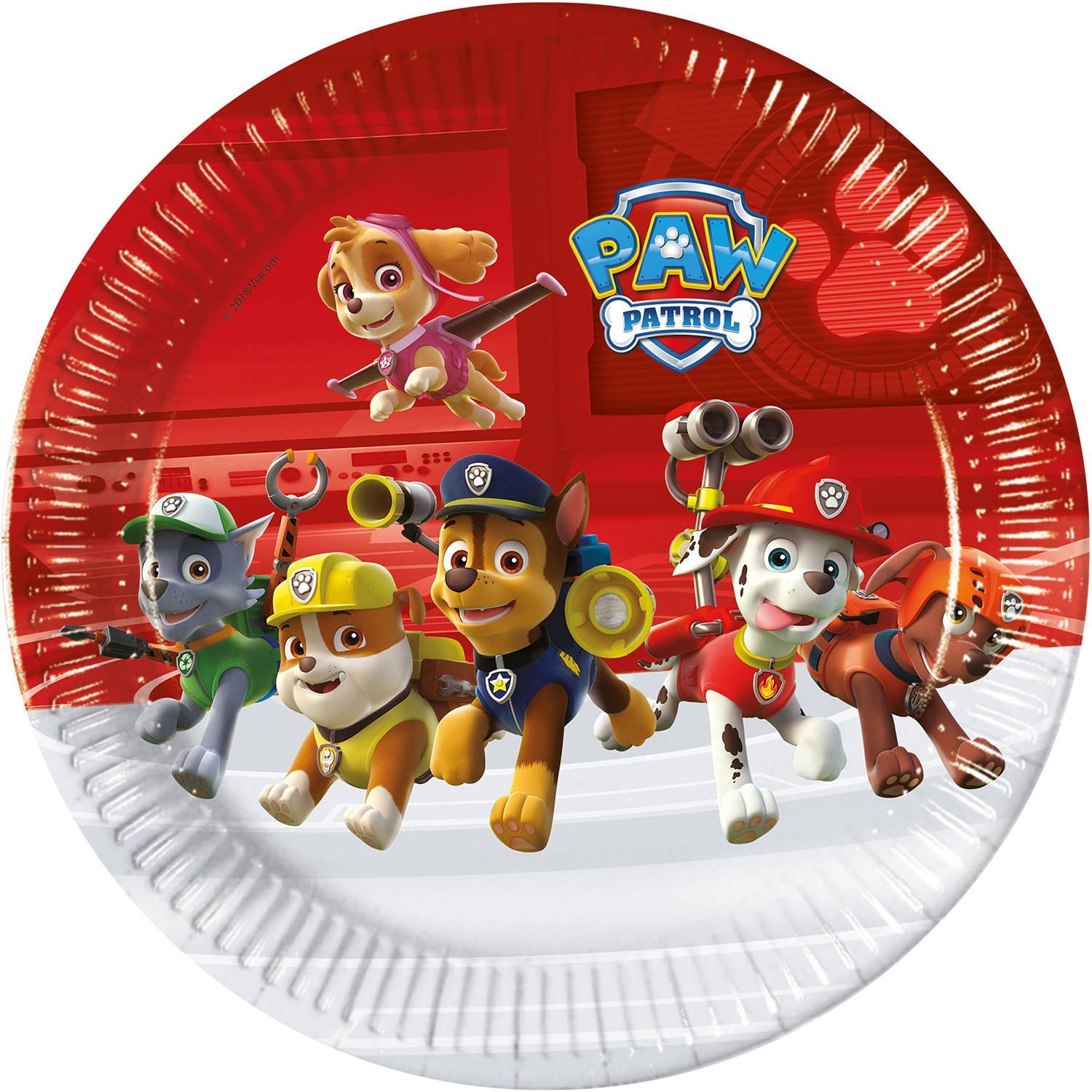 Paw Patrol Kinderfeestje Bordjes 8 Stuks