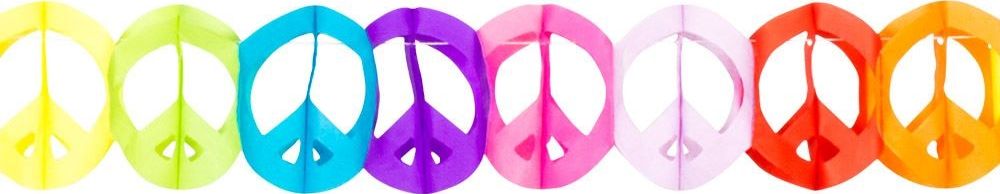 Peace Teken Papier Slinger