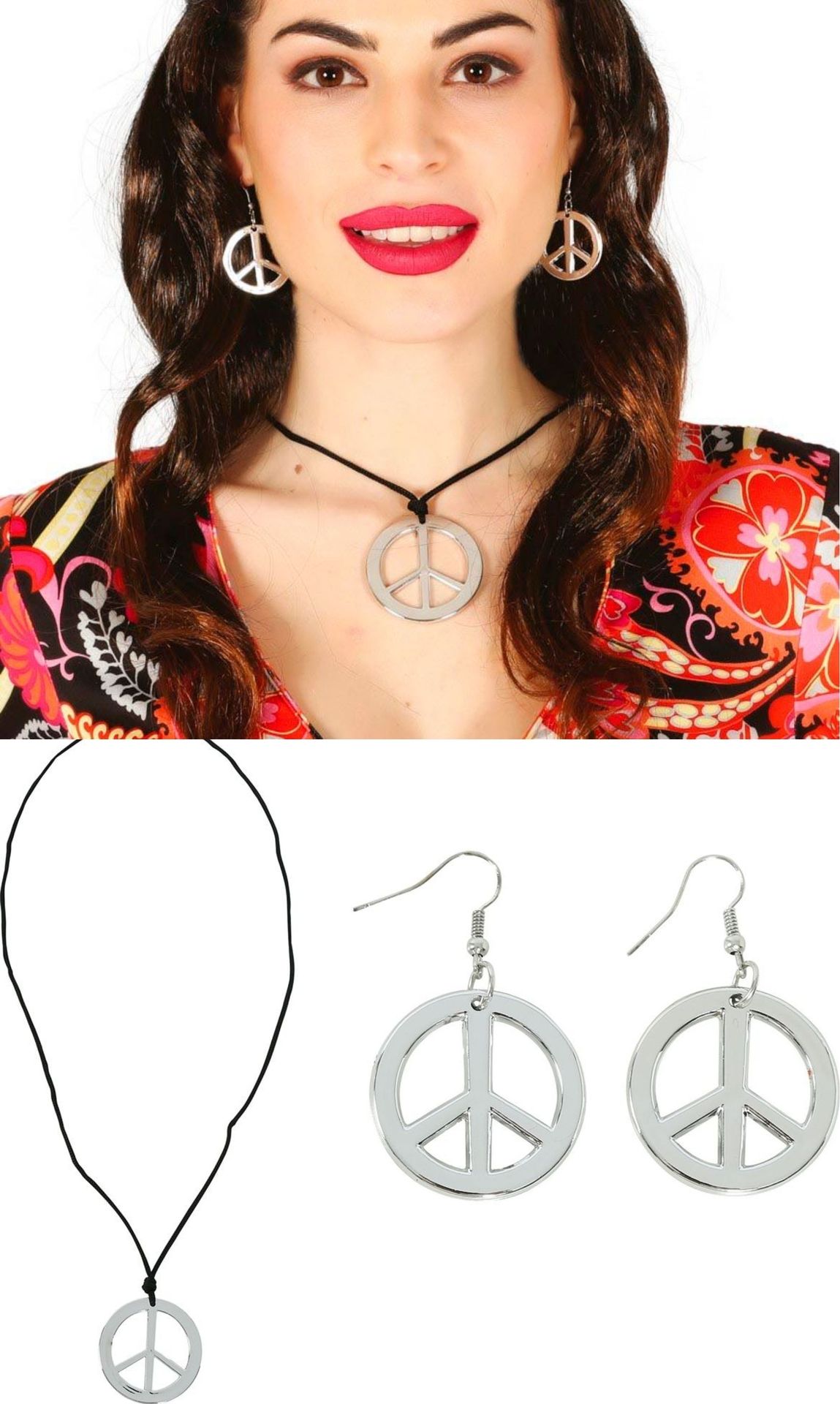 Peaceteken Hippie Sieraden Set