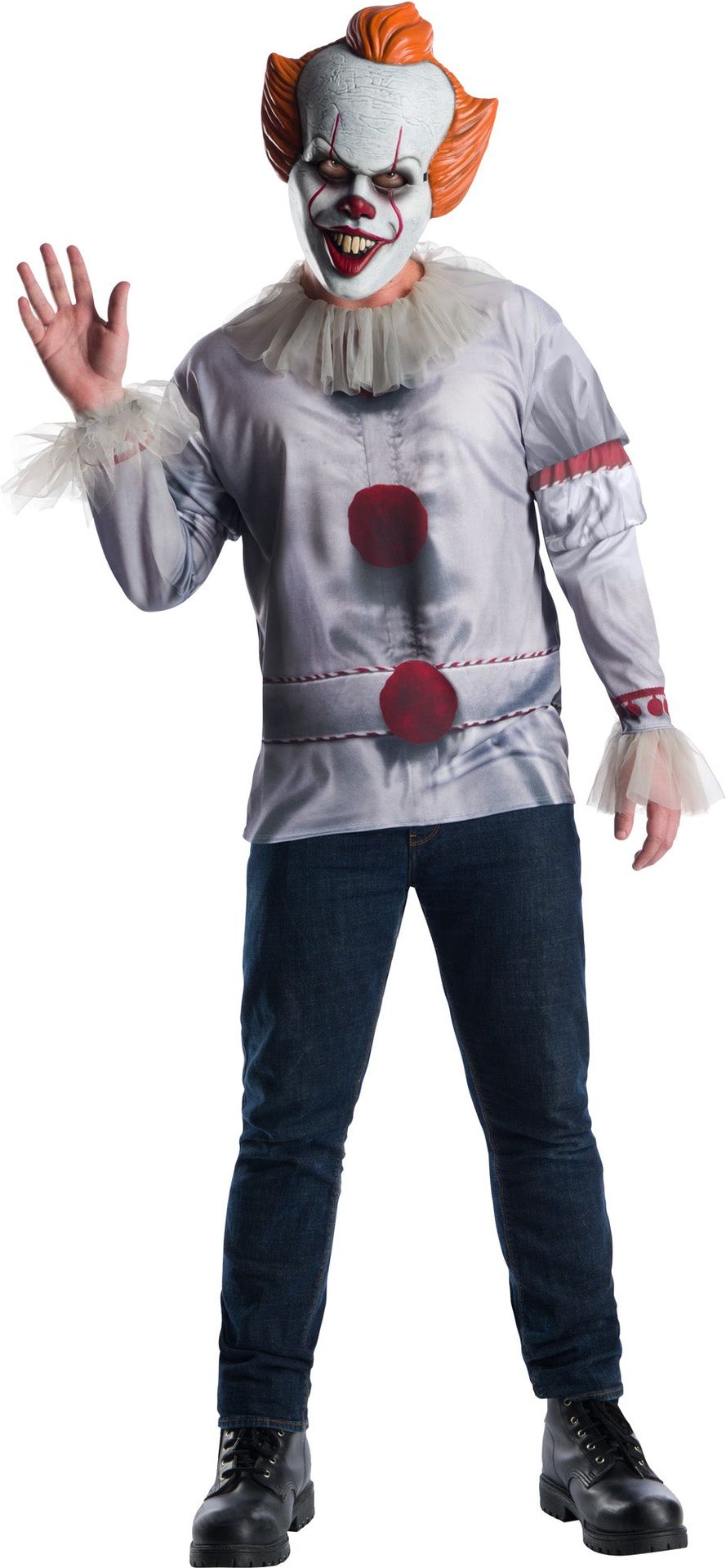 Pennywise Halloween Kostuum Heren IT Clown