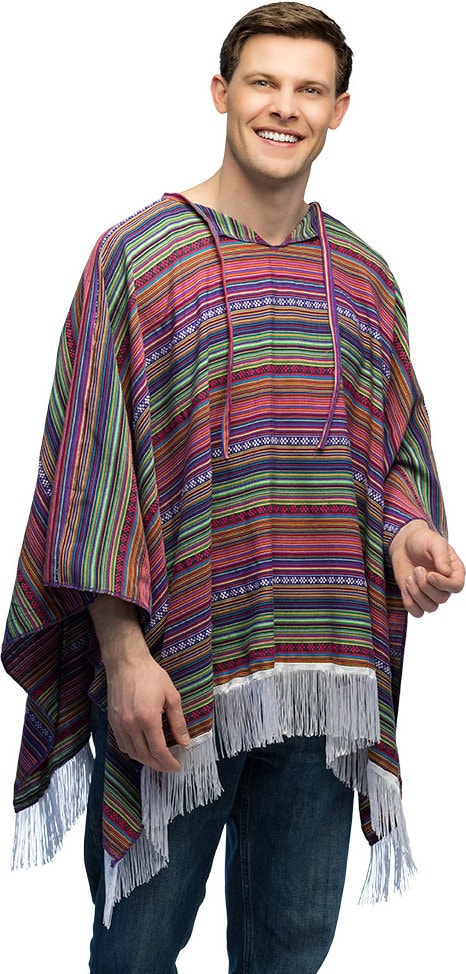 Peruaanse Andes Poncho Heren