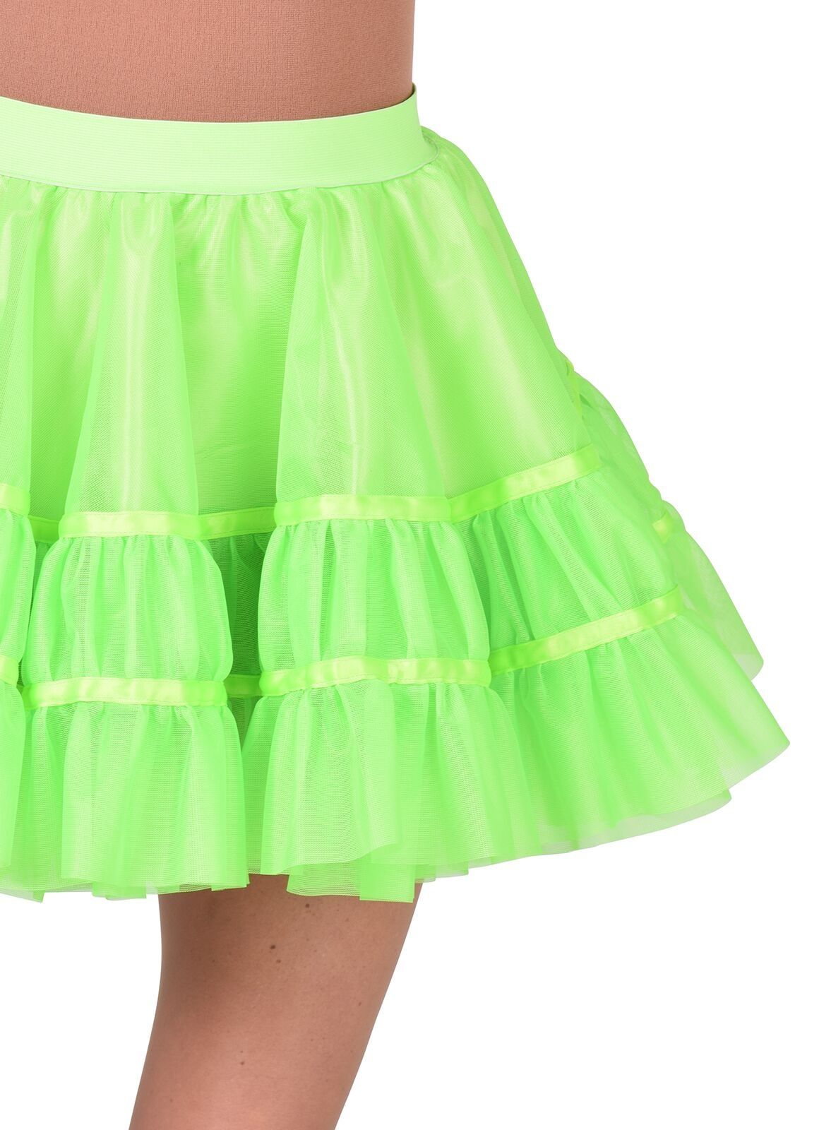 Petticoat Fluor Groen Dames Kort