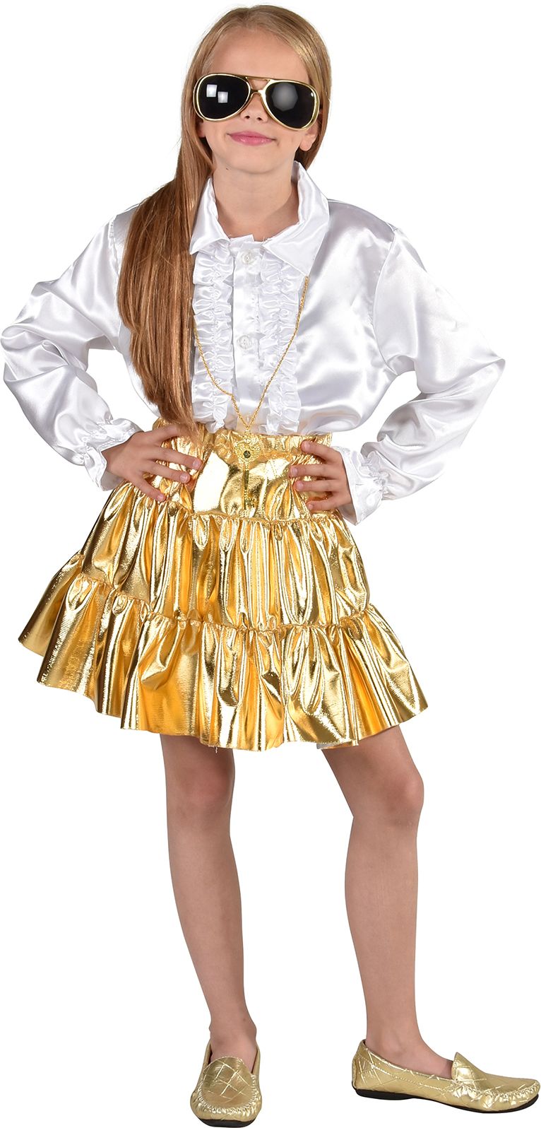 Petticoat Rokje Goudkleurig Meisje