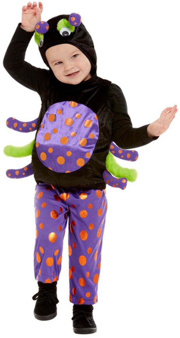 Peuter Spinnen Outfit Zwart