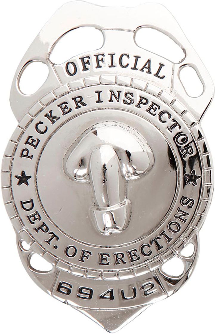Piemel politie inspecteur badge