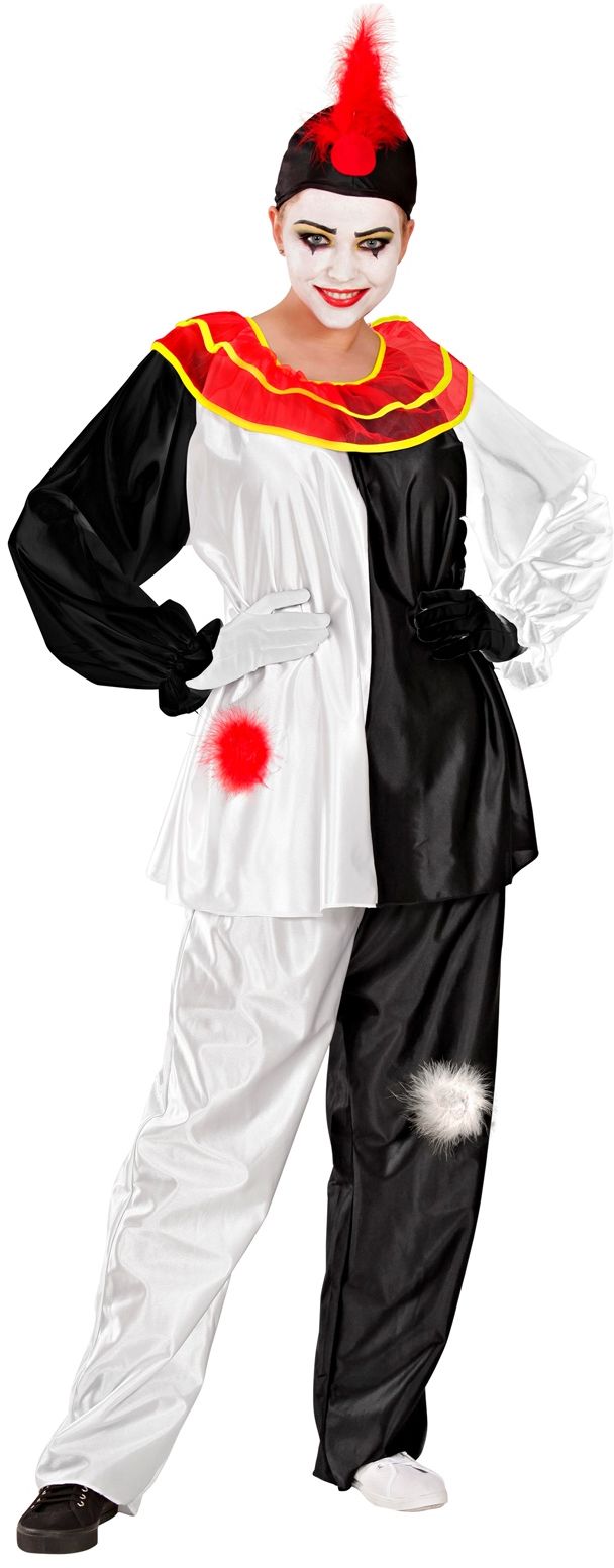 Pierrot Kostuum vrouw