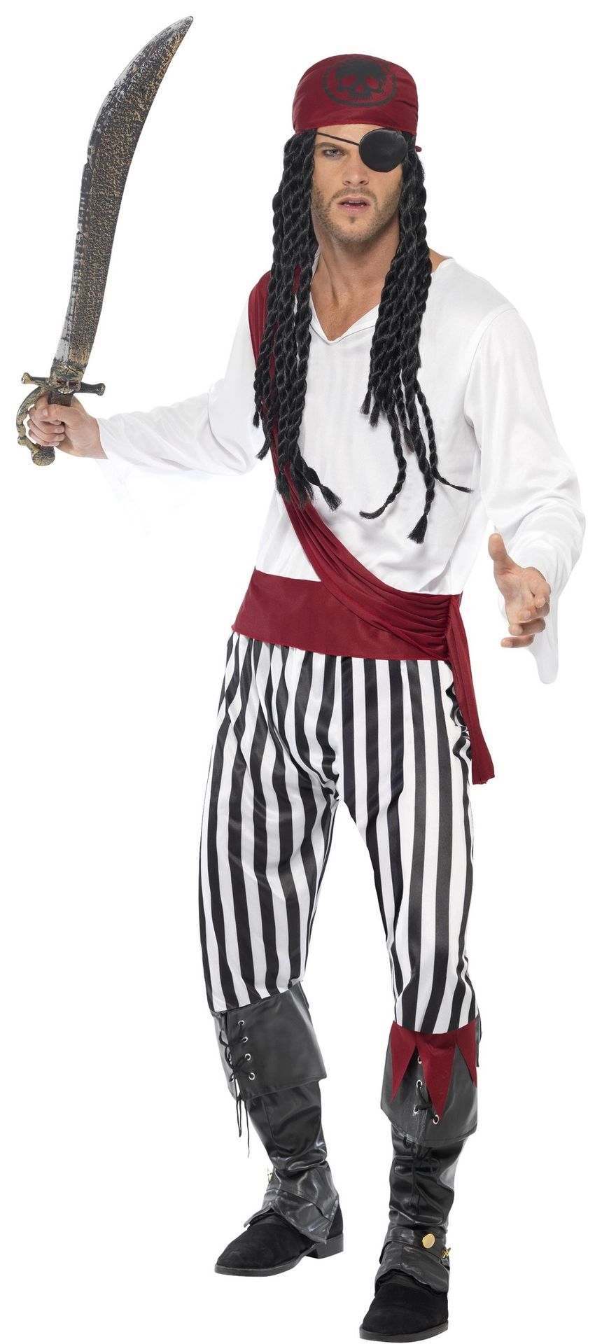 Piraat mannen kostuum