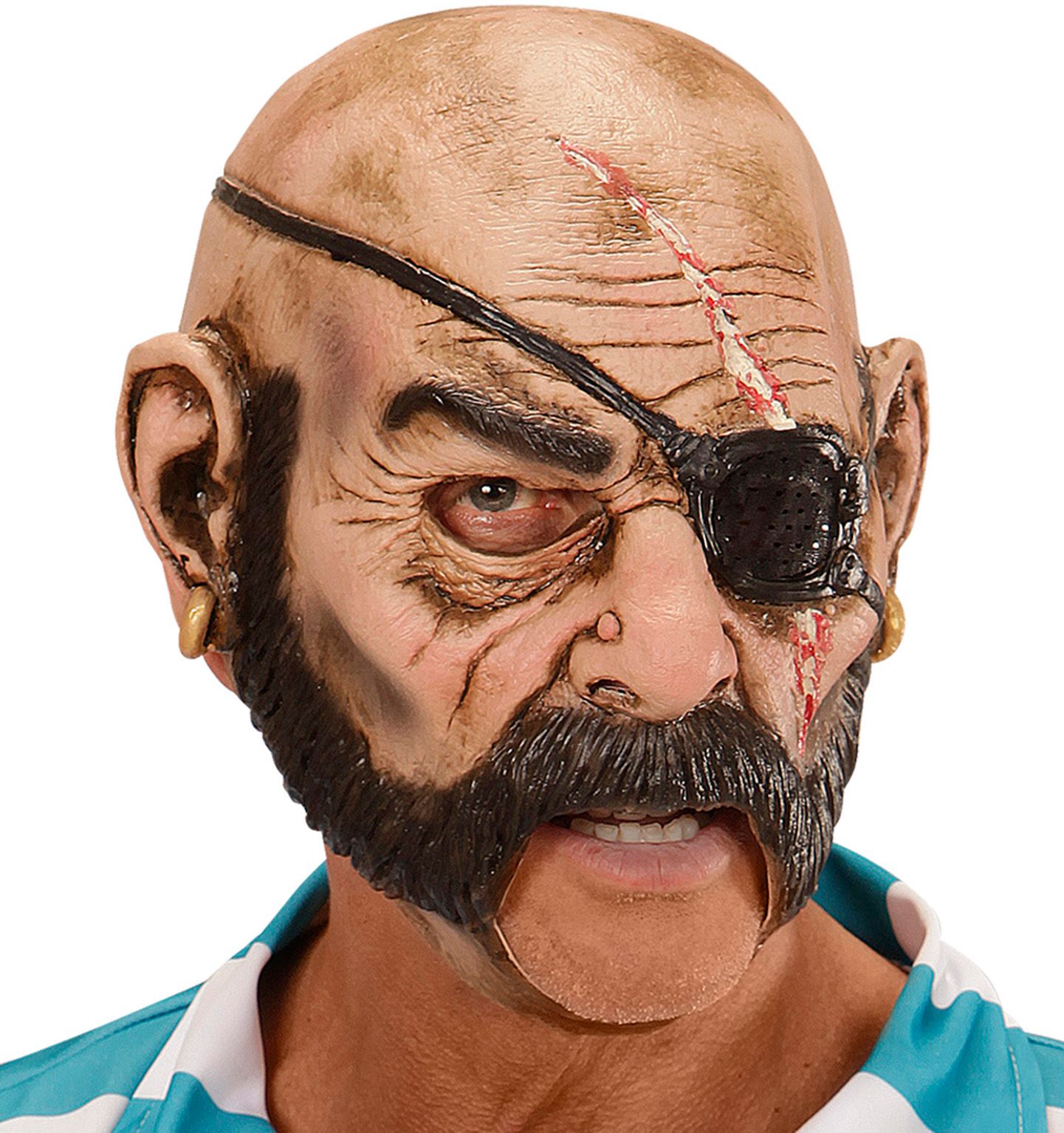 Piraat Masker met Open Mond