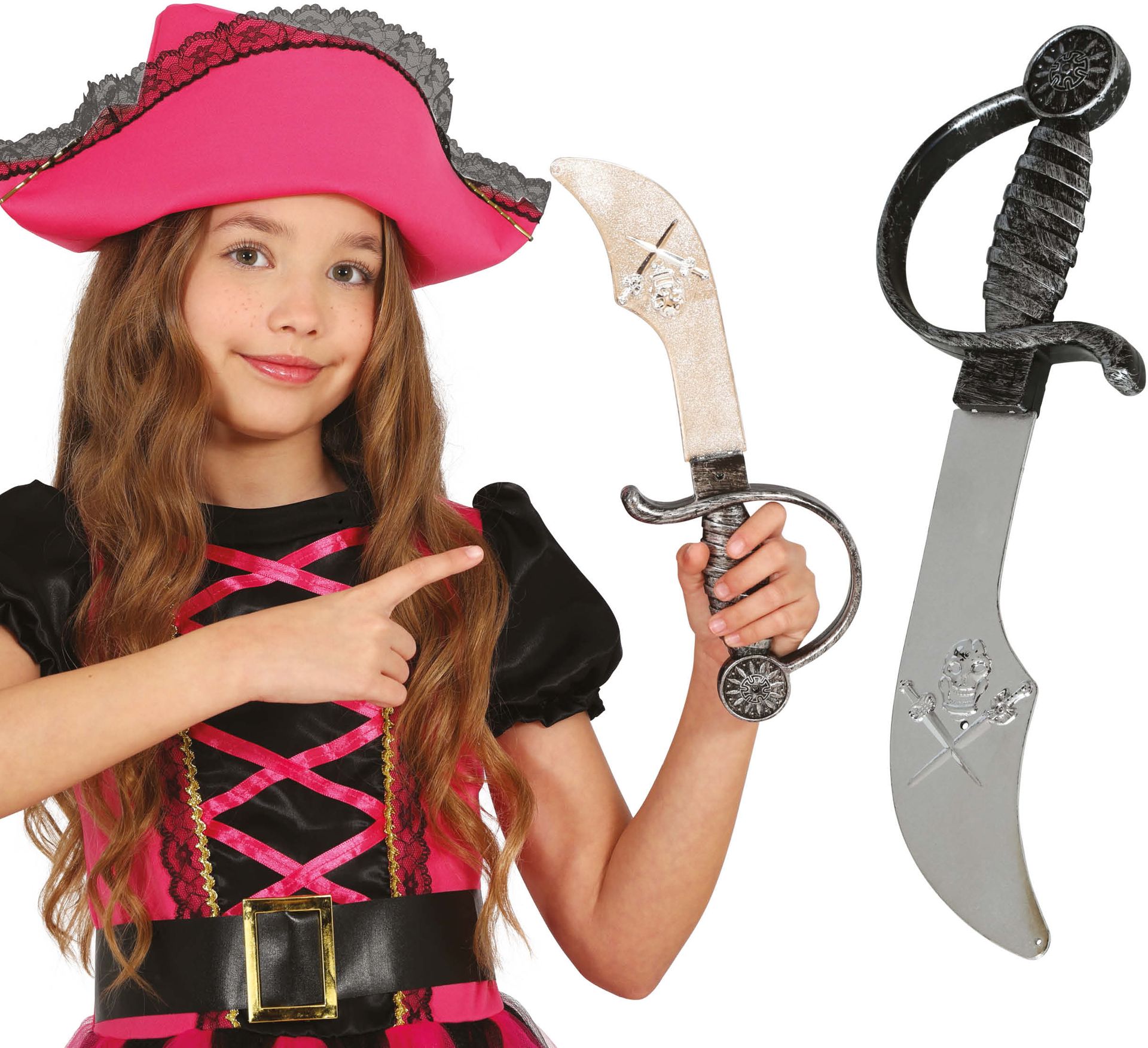 Piraat Sabel Zilver 30cm