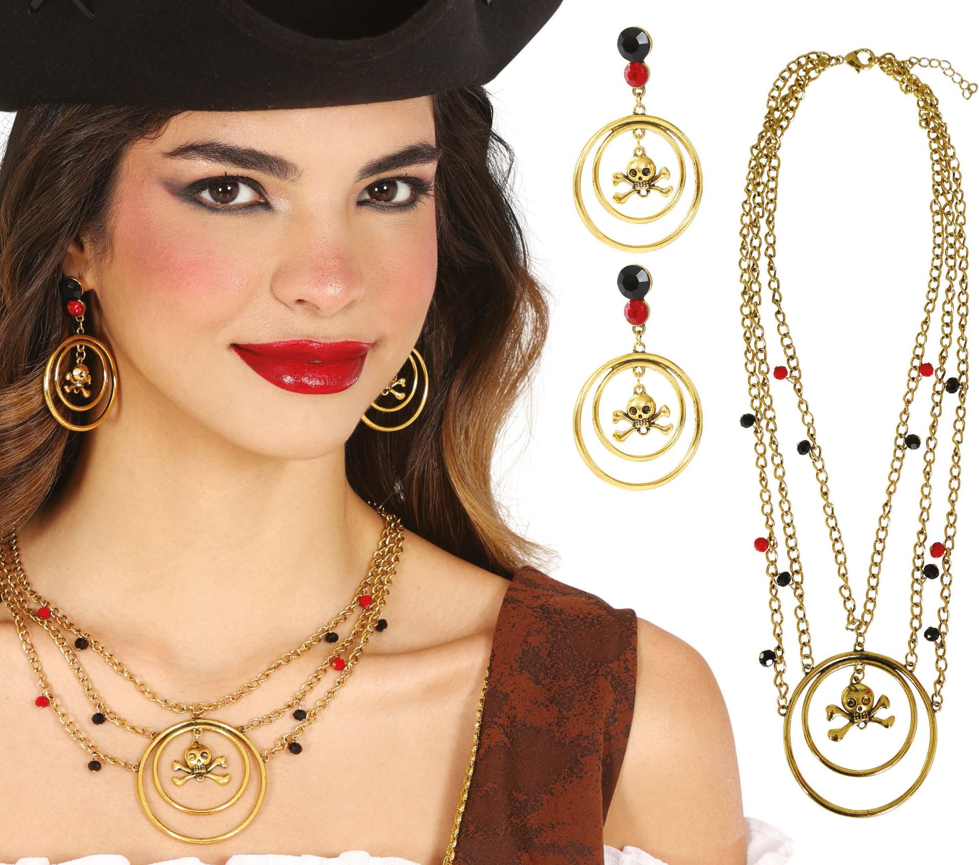 Piraat Sieraden set Goud