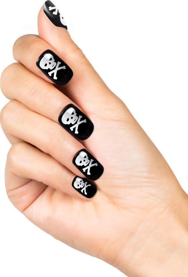 Piraten Doodshoofd Nagels