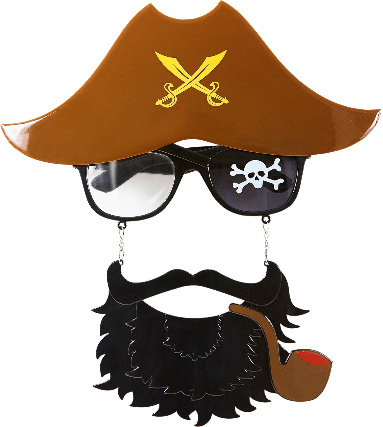 Piraten kapitein bril