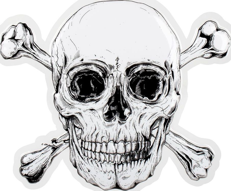 Piraten Muurdecoratie Doodshoofd