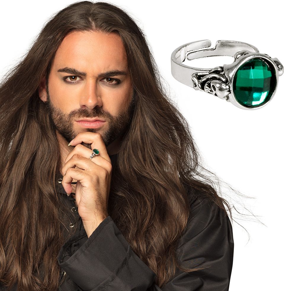 Piraten Ring met Smaragd