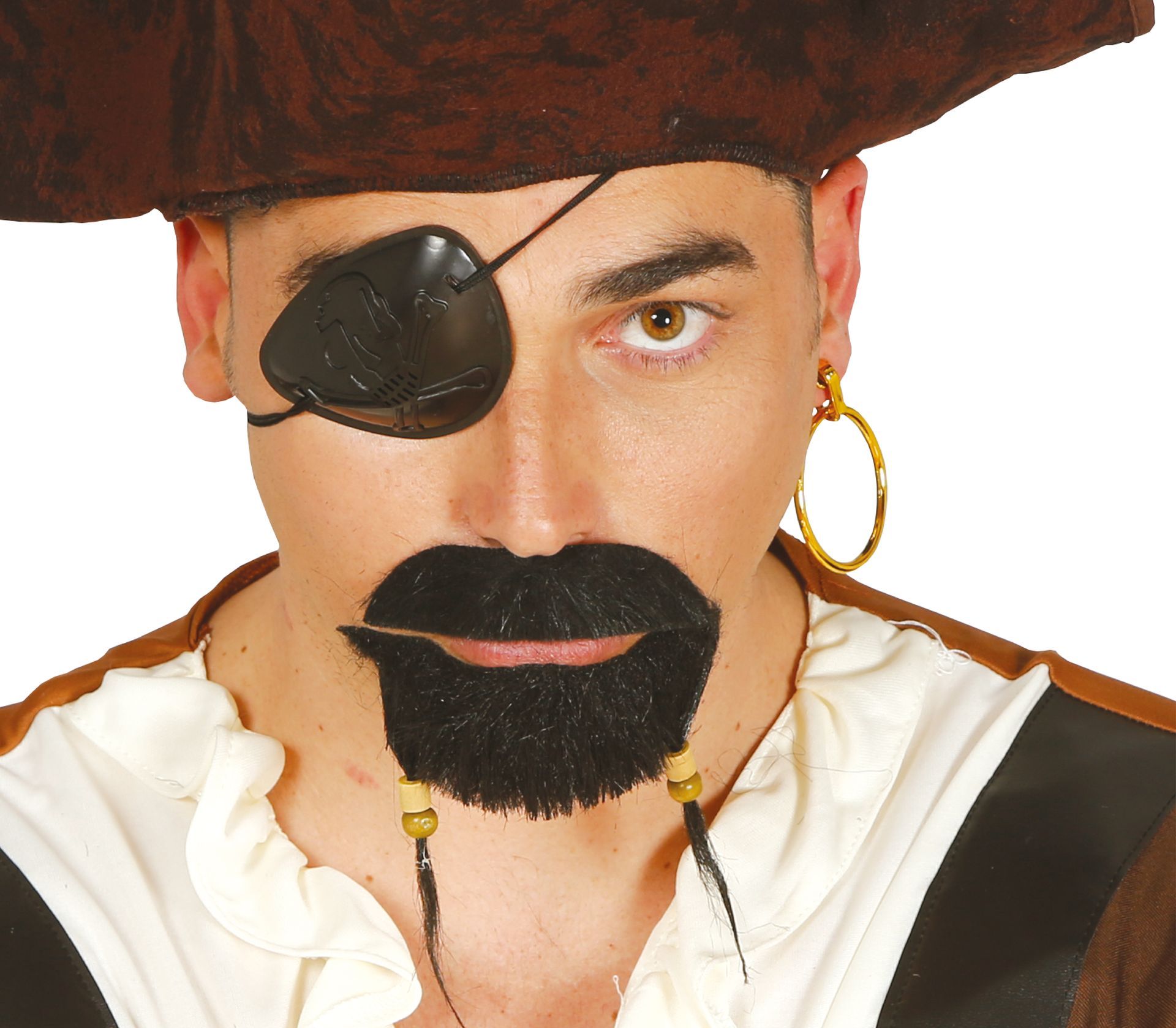 Piraten snor met ooglap