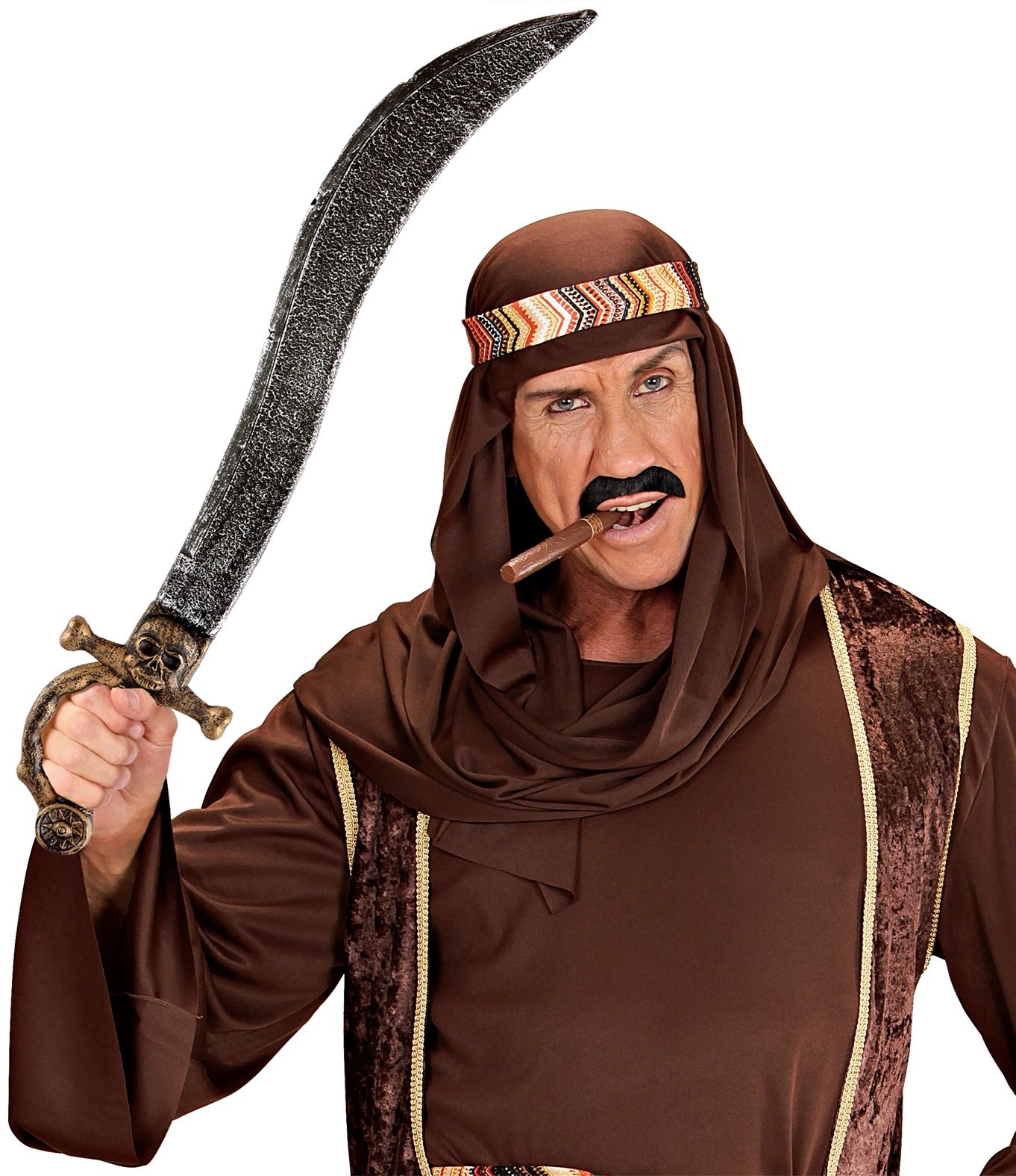 Piraten Zwaard Gekromd 73cm