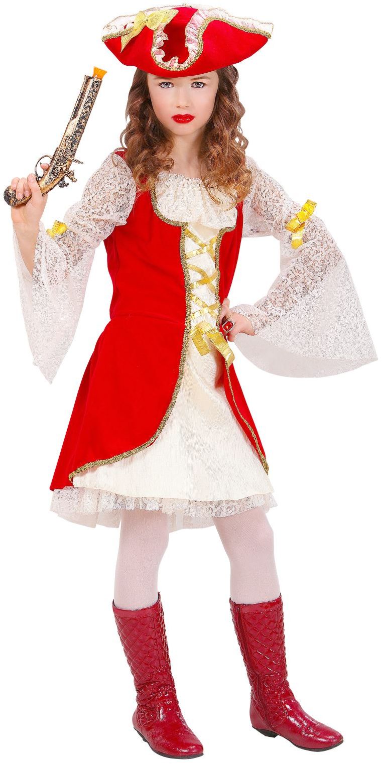 Piratenkapitein Meisje Kostuum