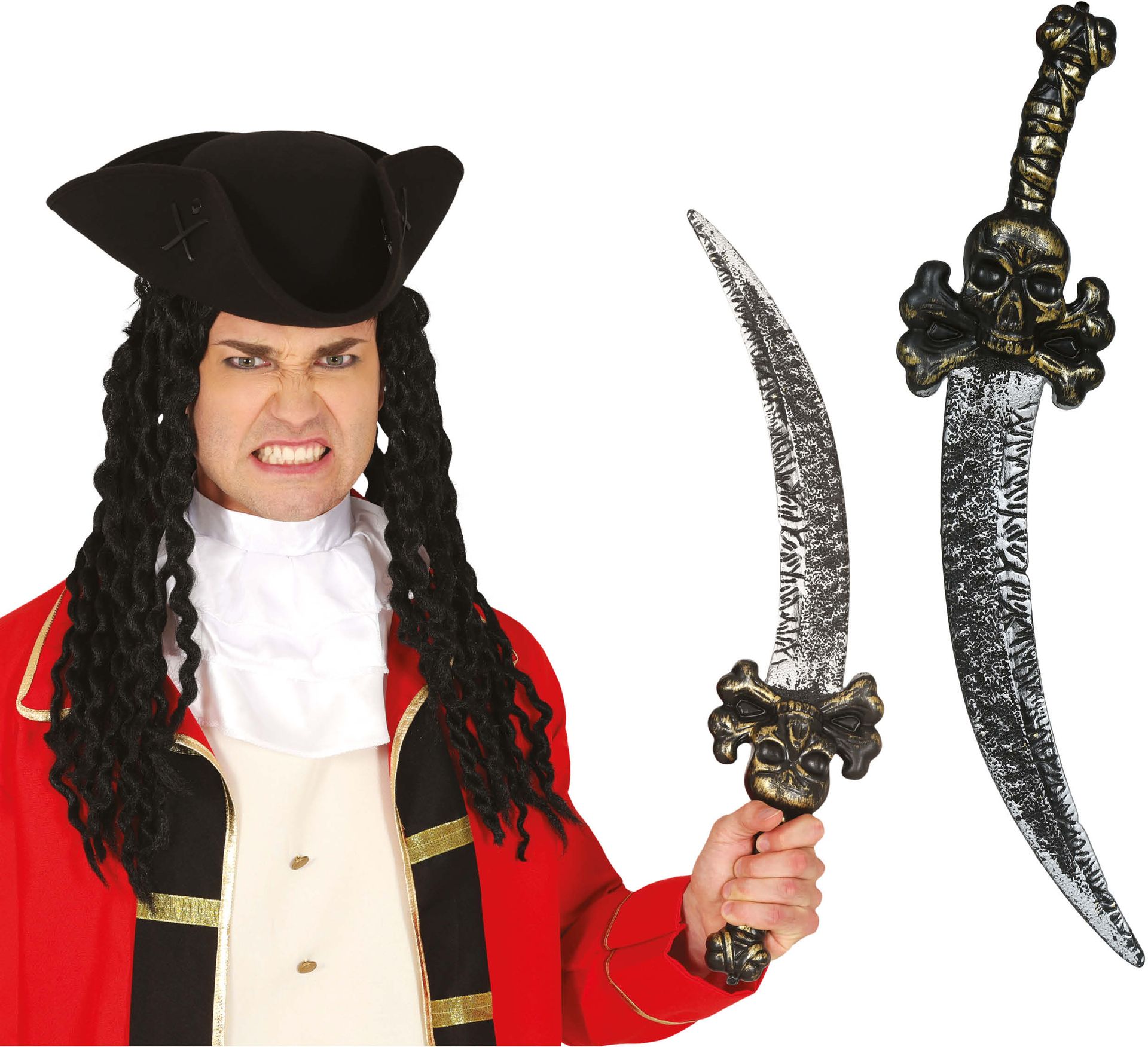 Piratenzwaard Zilver en Goud