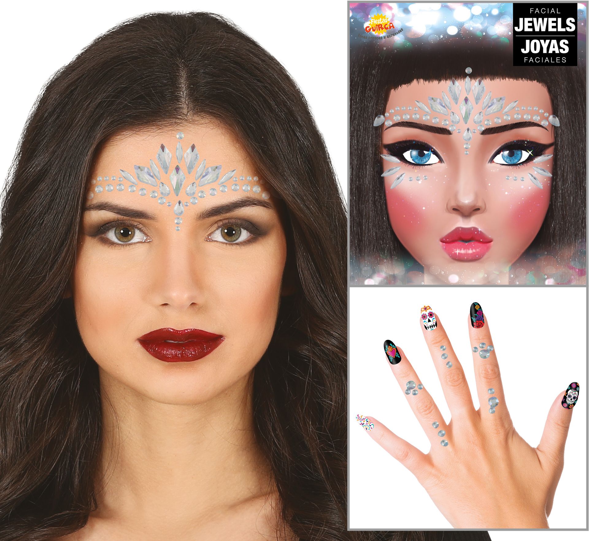 Plakjuwelen set Zilver