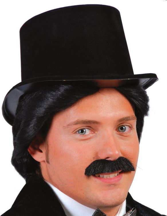 Plastic Hoge Hoed Zwart