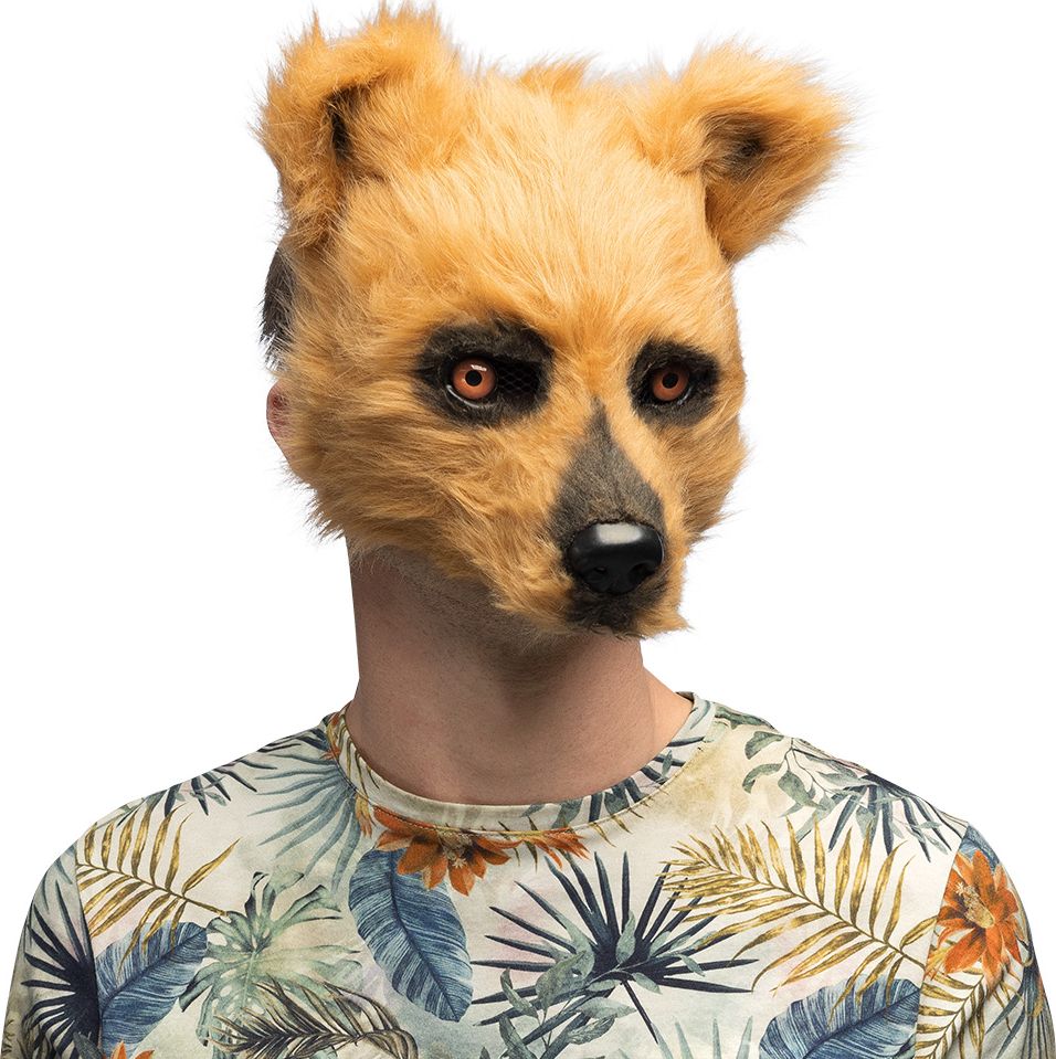 Pluche Berenmasker