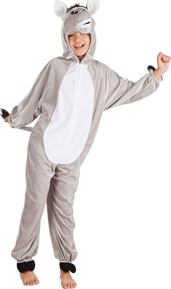 Pluche Grijze Ezel Kostuum Kind