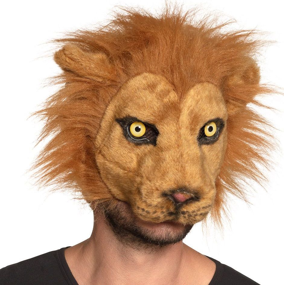 Pluche Half Masker Leeuw