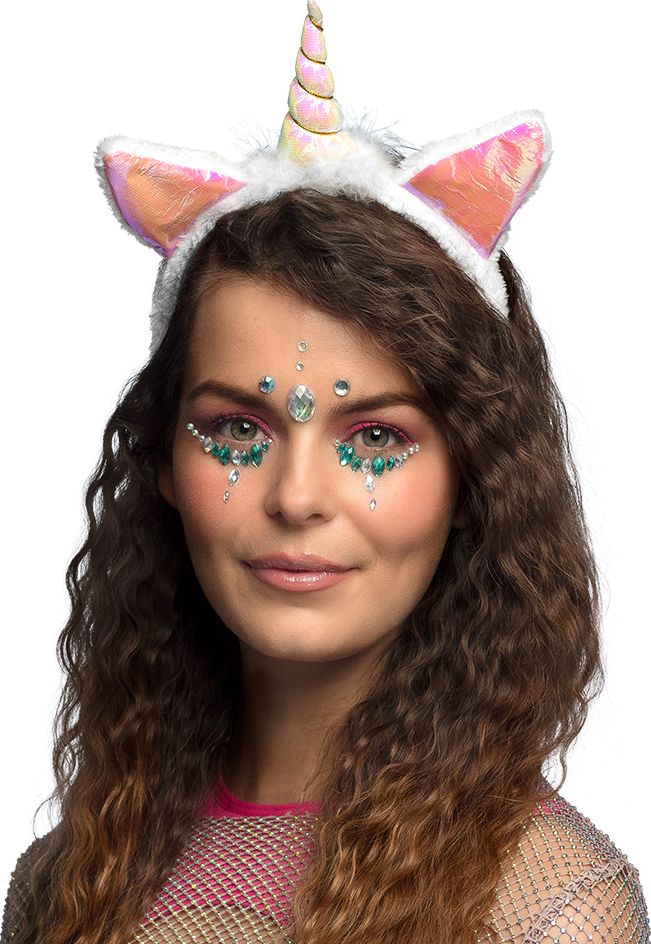 Pluche Holografische Eenhoorn Haarband