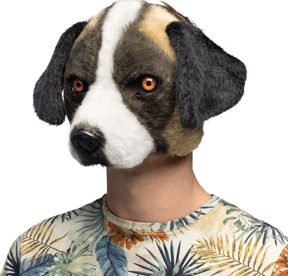 Pluche Hondenmasker