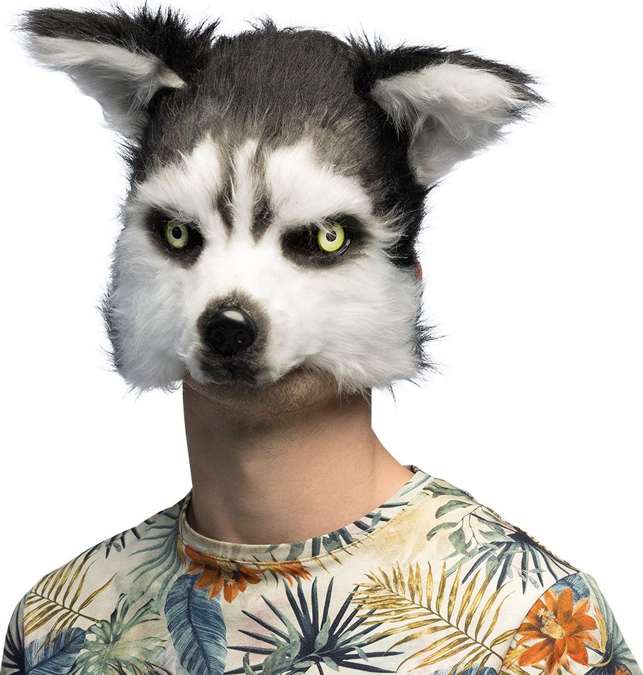 Pluche Husky Masker