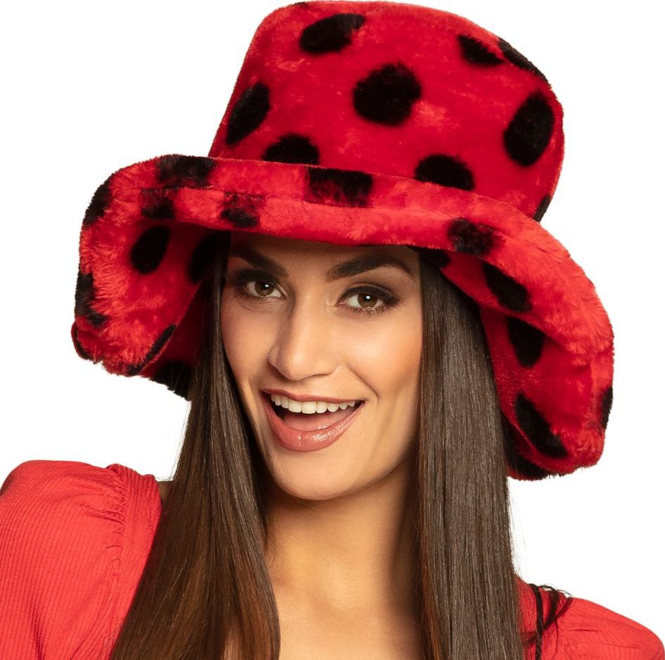 Pluche Lieveheersbeestje Hoed