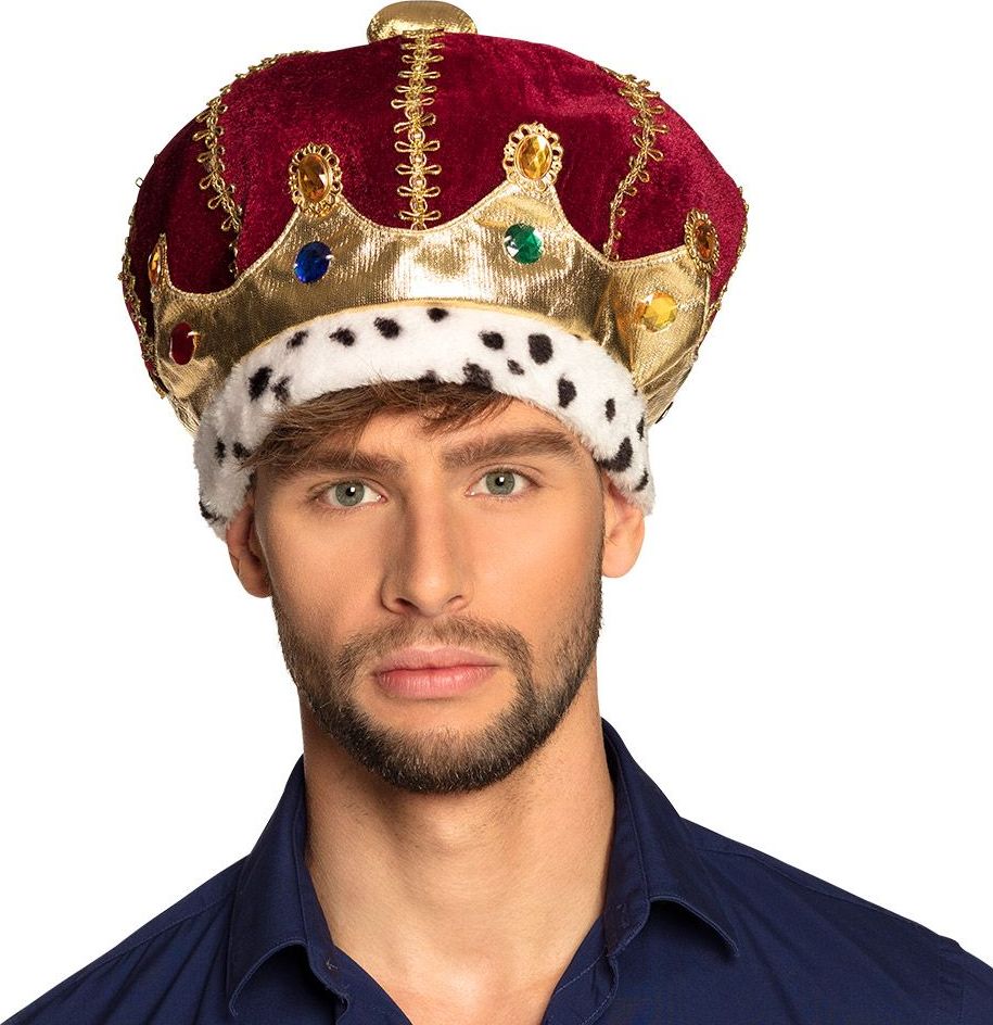 Pluche Royale Kroon met Edelstenen