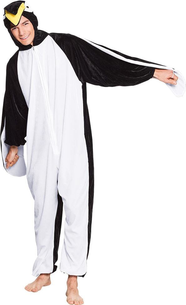 Pluche warme pinguin kostuum tiener