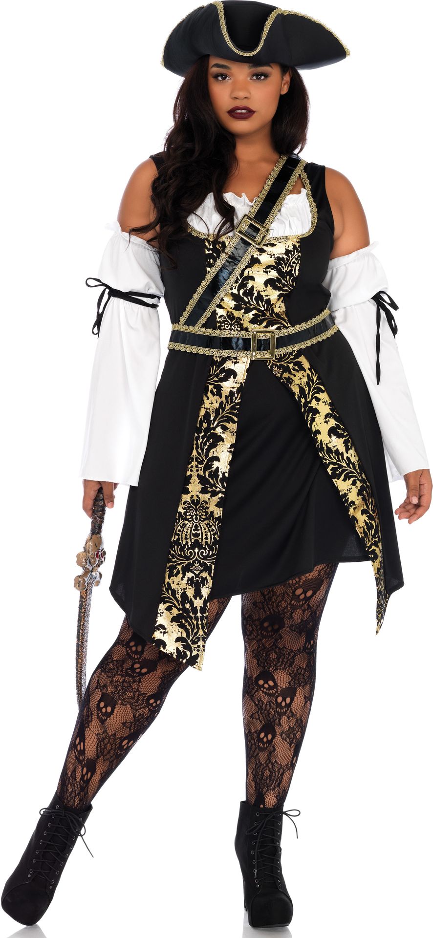 Plus Size Piraten Jurk