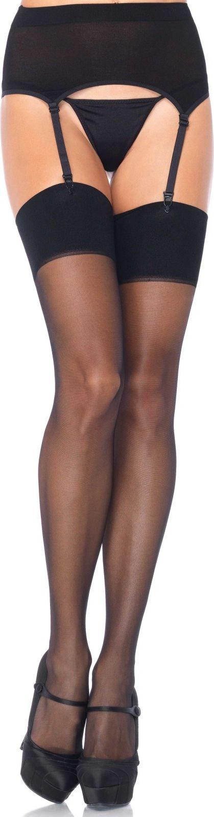 Plussize Elastaan Jarretel Gordel met Kousen