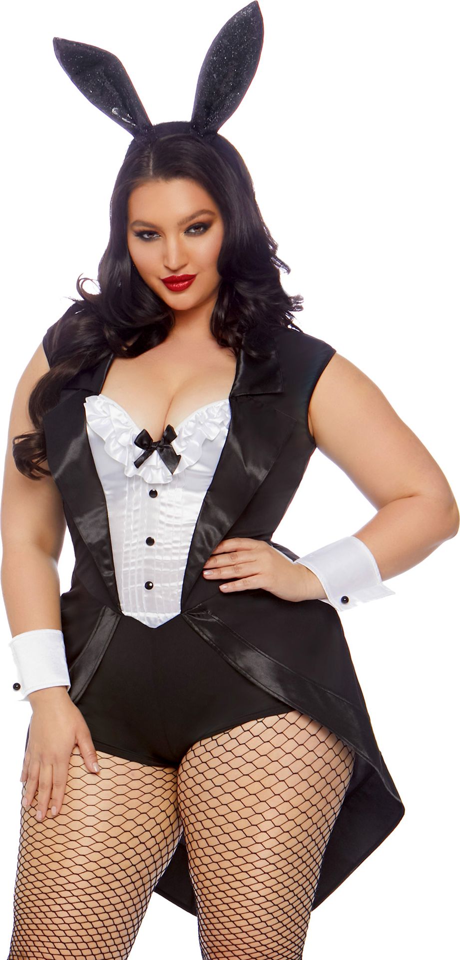 Plussize Tuxedo Bunny Kostuum