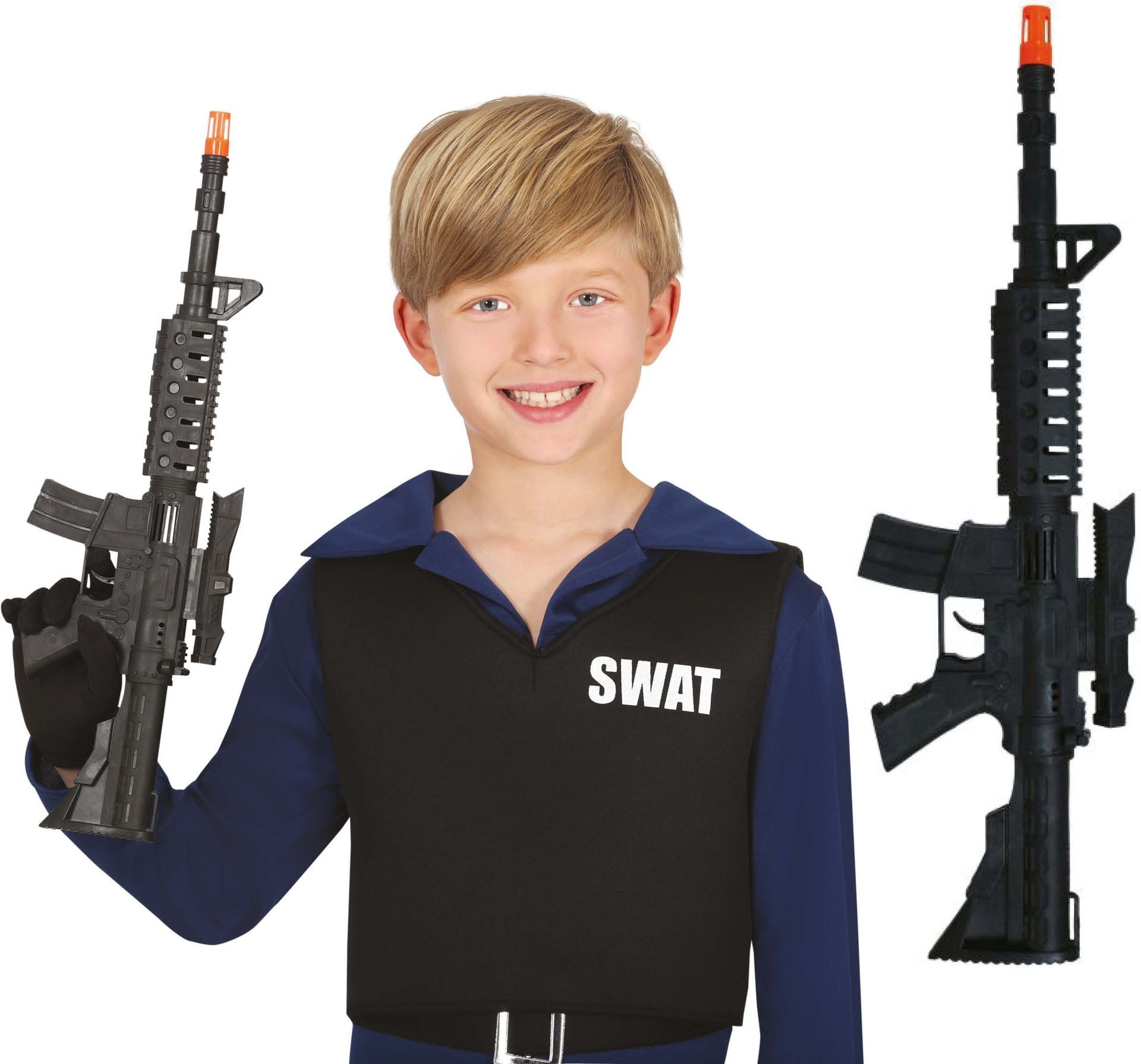 Politie Aanvalsgeweer Zwart 44cm