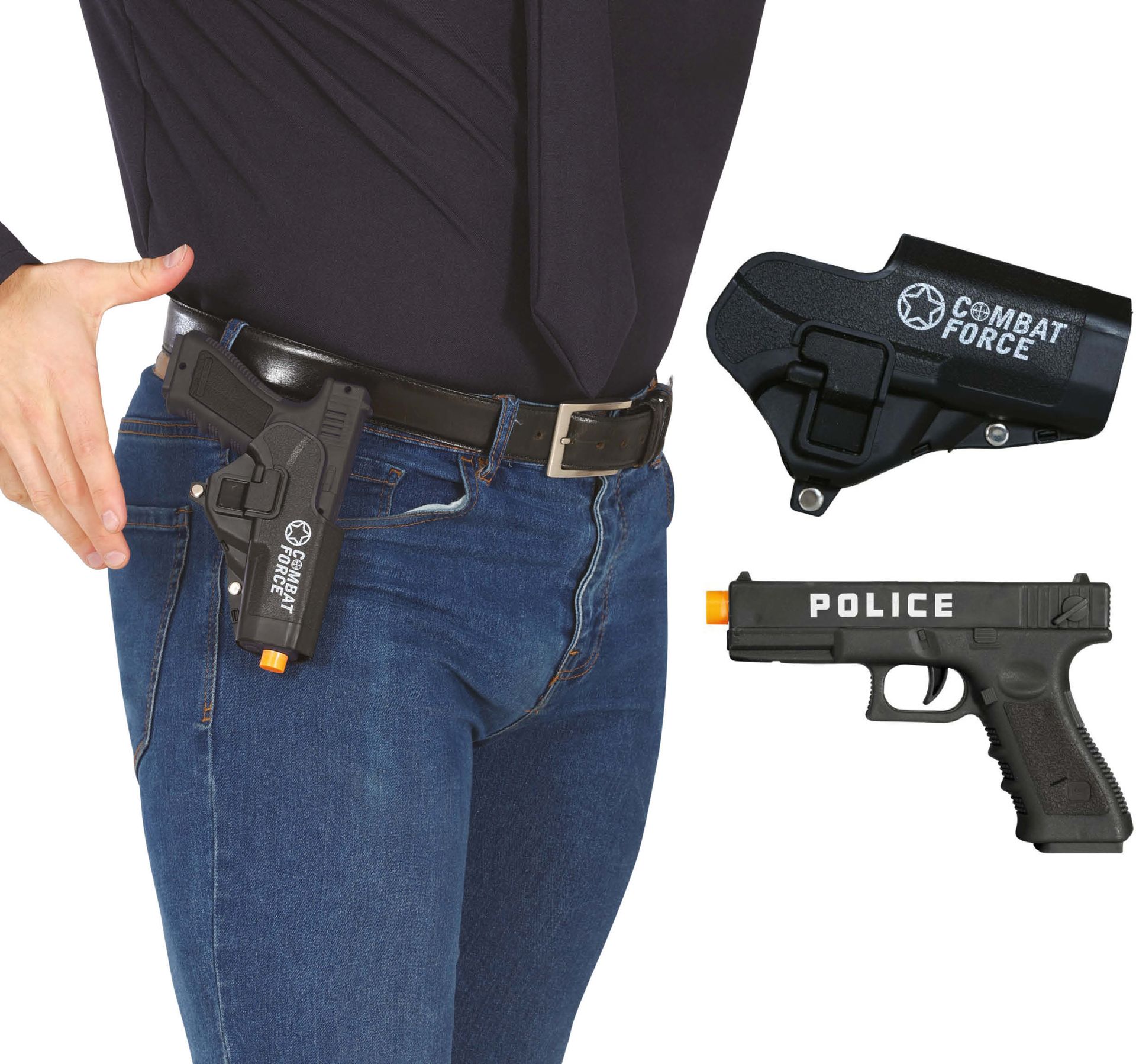 Politie Holster met Pistool 20cm