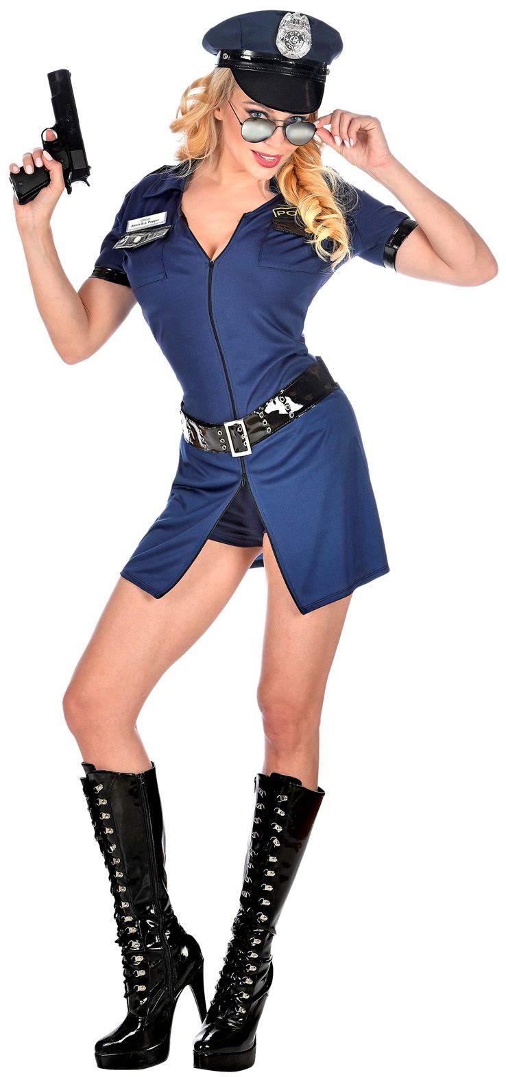 Politie jurk blauw