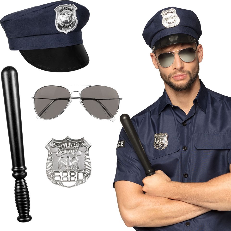 Politie Party Accessoire Set