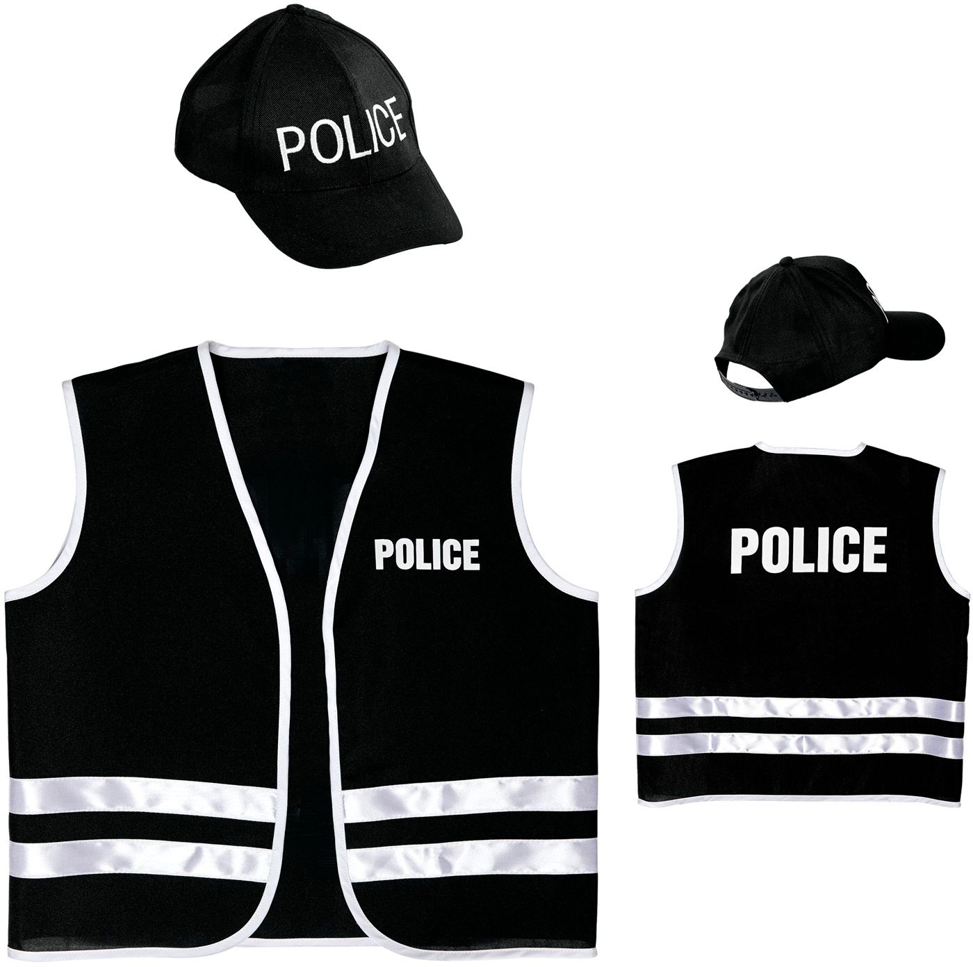 Politie Vest met Pet