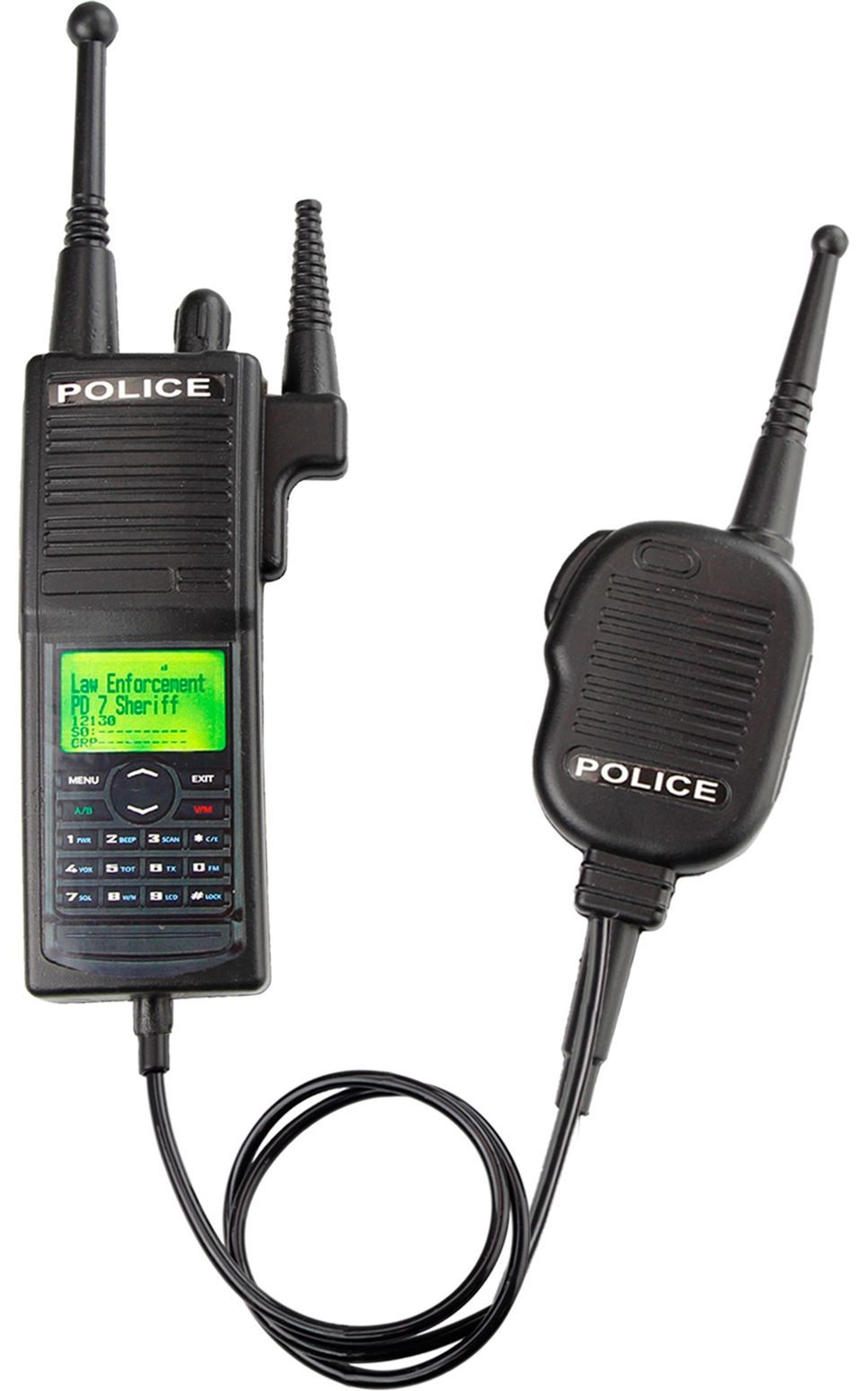 Politie walkie talkie accessoire
