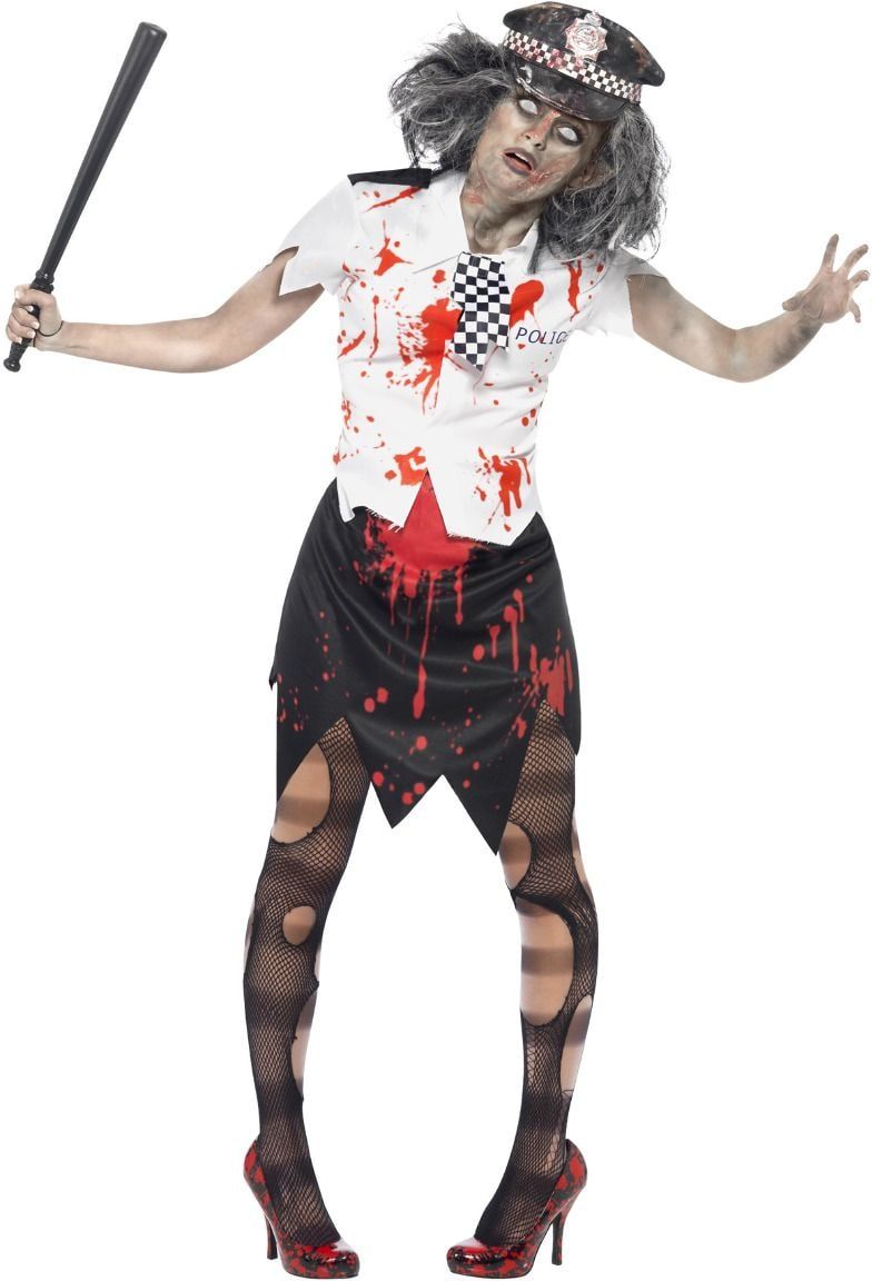 Politieagente Zombie Outfit