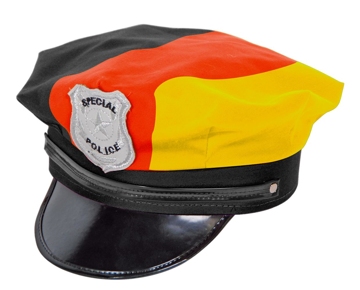 Politiepet Duitse vlag supporter