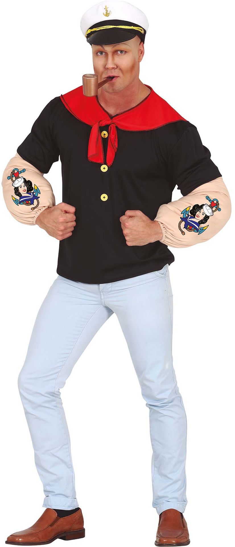 Popeye kostuum man